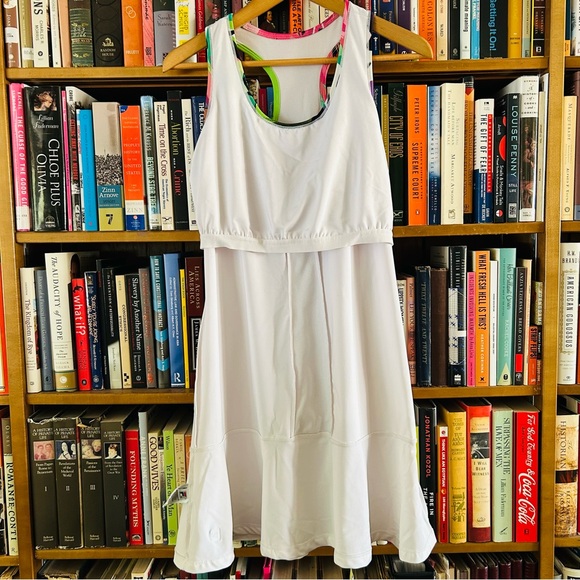 Fila White Racerback Sleeveless Tennis Pickleball Drop Waist Dress size XL - Picture 5 of 14